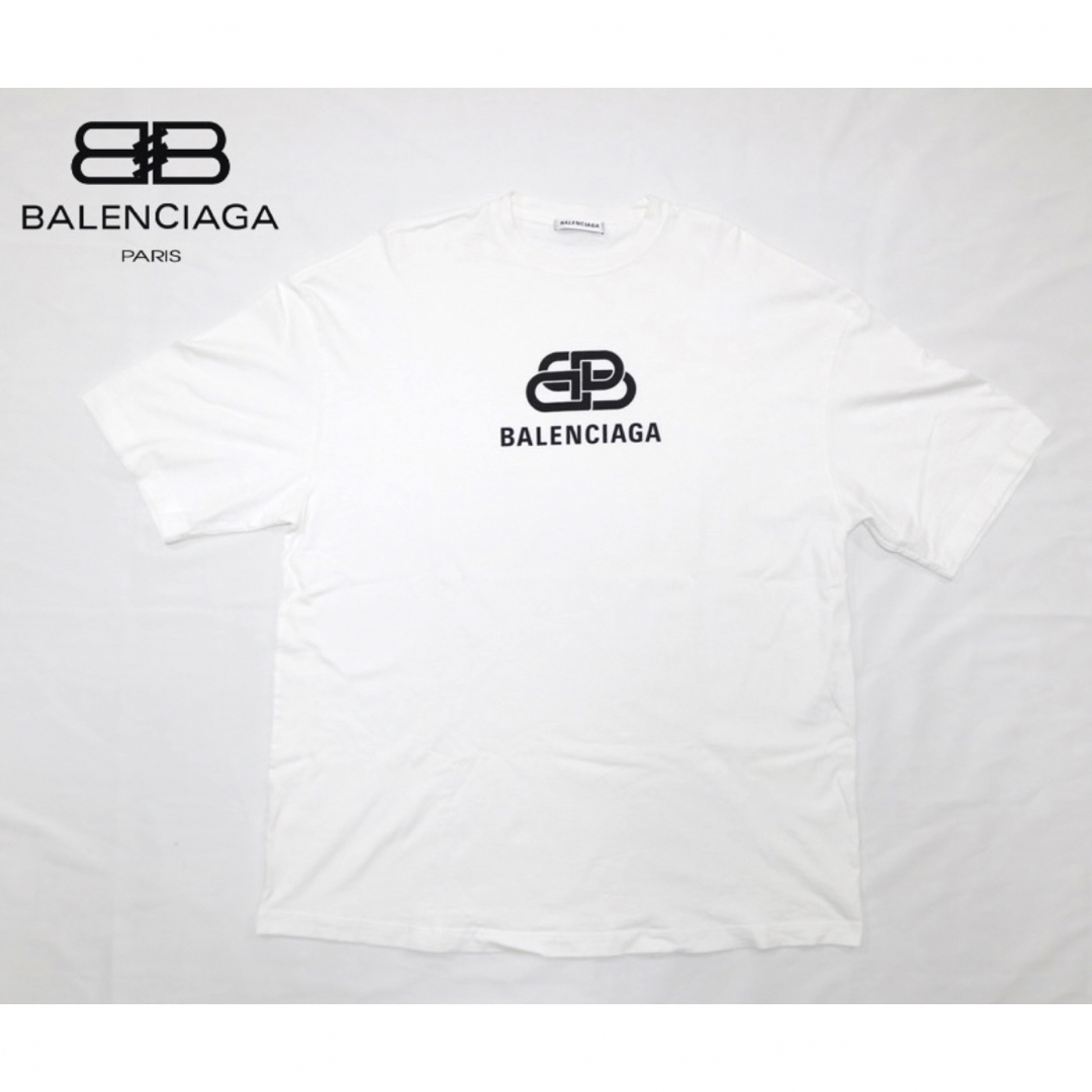 Tシャツ/カットソー(半袖/袖なし)バレンシアガ 570803カットソー半袖 BBロゴオーバーサイズ GT10051