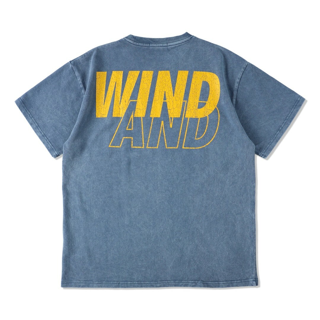 SEA (CRACK-P-DYE) S/S TEE /J_BLUE_YELLOW | hartwellspremium.com