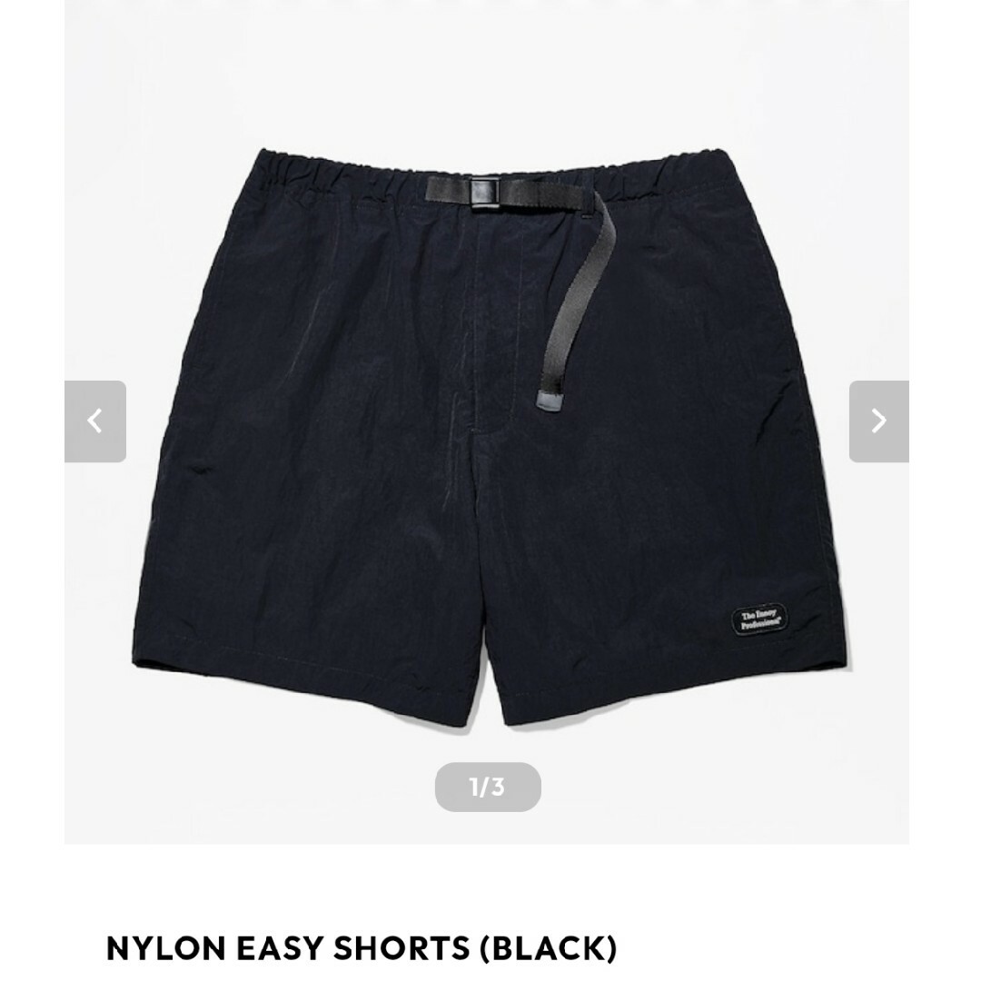 ENNOY NYLON EASY SHORTS (BLACK)メンズ