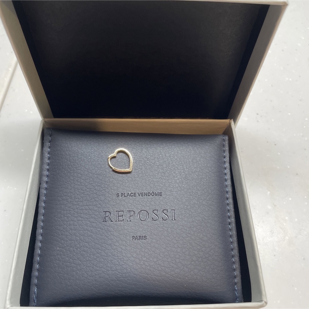 REPOSSI - REPOSSI Antifer ハートスモール フープイアリング REPOSSI - REPOSSI Antifer ハートスモール フープイアリング