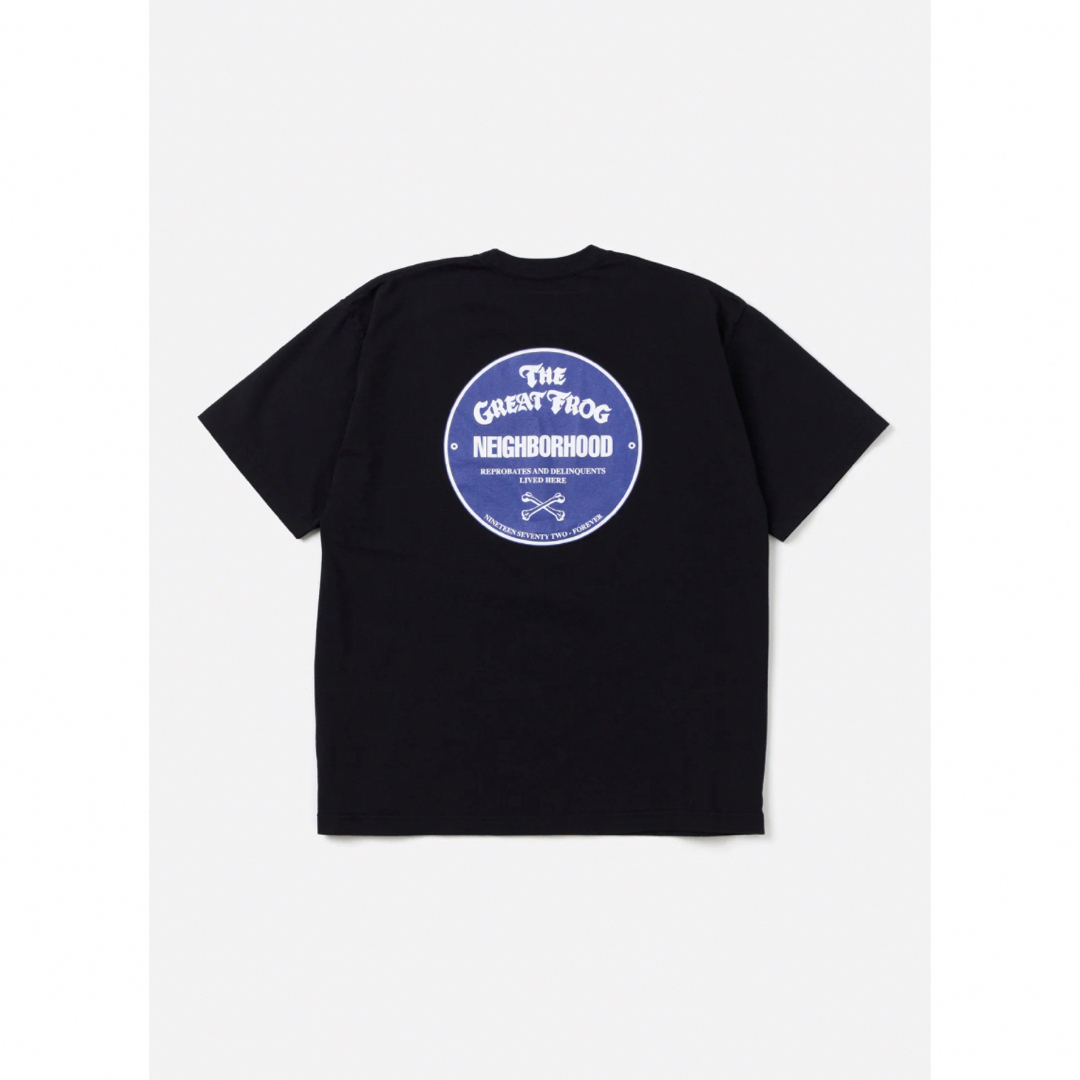 NEIGHBORHOOD - NH x GREAT FROG.Tee SS Tシャツ 黒M ネイバーフッドの