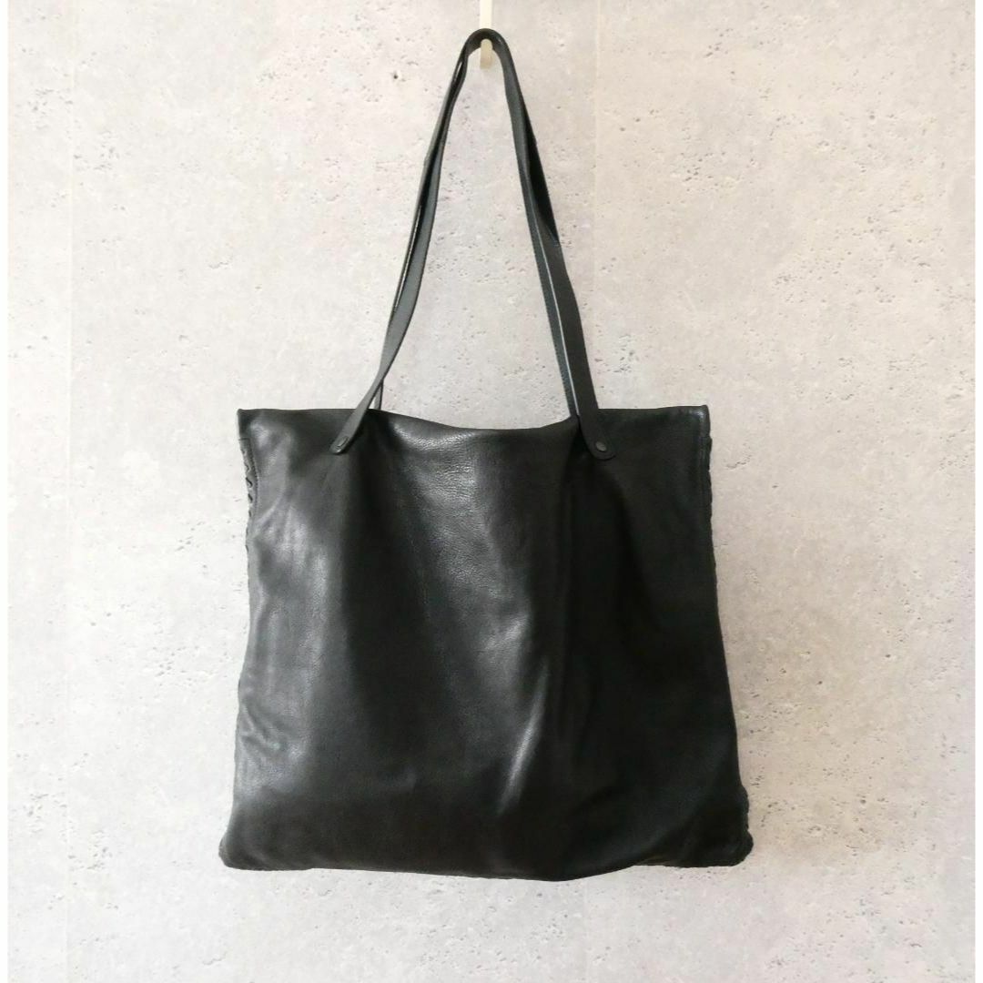 良品 BOTTEGA VENETA レザー サイドイントレチャート トートバッグ www