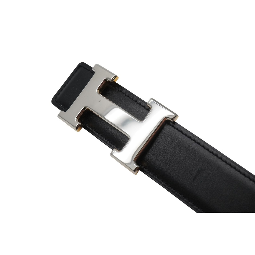 Hermes - HERMES エルメス ベルト バックル Hベルト ○Z刻印 ブラック