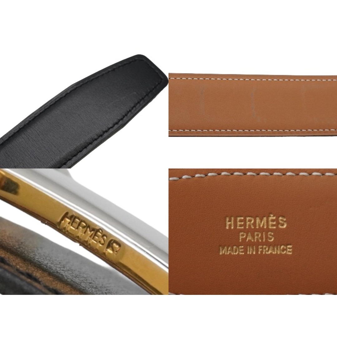 Hermes   HERMES エルメス ベルト バックル Hベルト ○Z刻印 ブラック