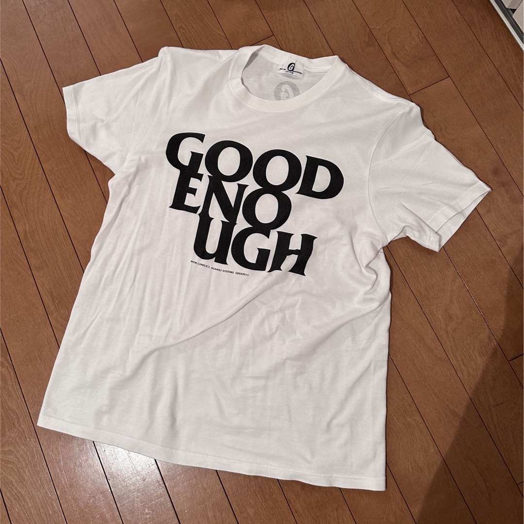 GOODENOUGH リブ ロゴ 入り パーカー