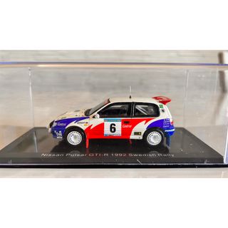 日産 パルサー GTI-R 1992年スウェディッシュラリー3位 №6 1/43(ミニカー)