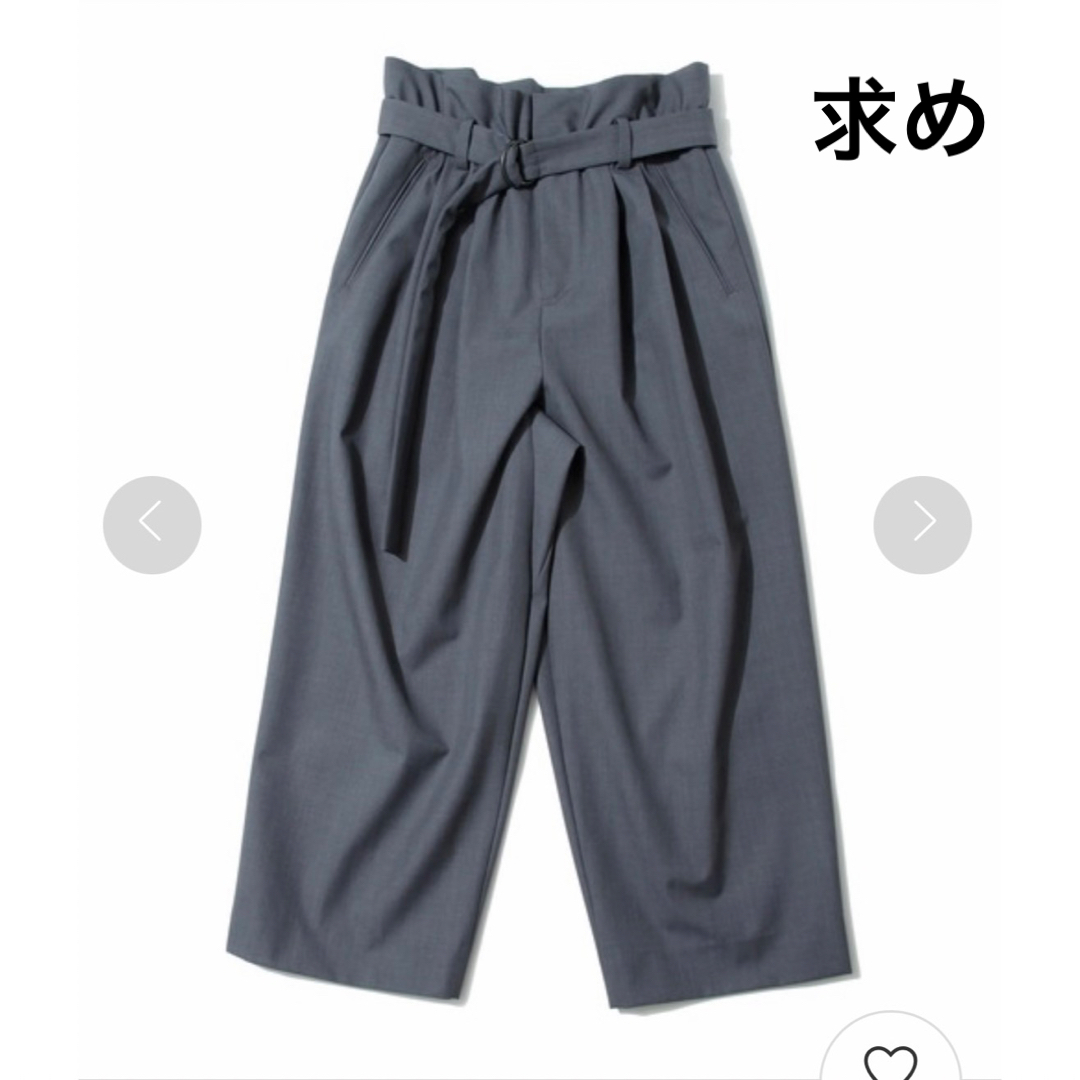 F/CE. WATERPROOF WIDE PANTS グレー