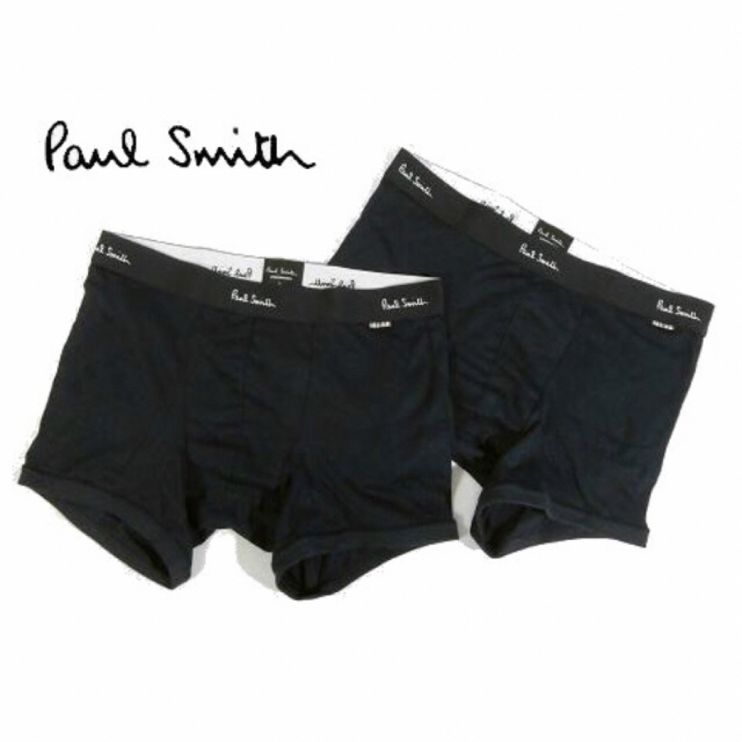 【ポールスミス/Paul Smith】ショートボクサーパンツ・LL・ブラック×2