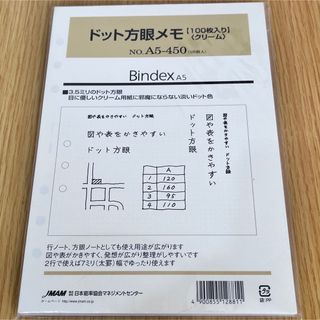 ニホンノウリツキョウカイ(日本能率協会)の【値下げ！】Bindex ドット方眼メモ(ノート/メモ帳/ふせん)