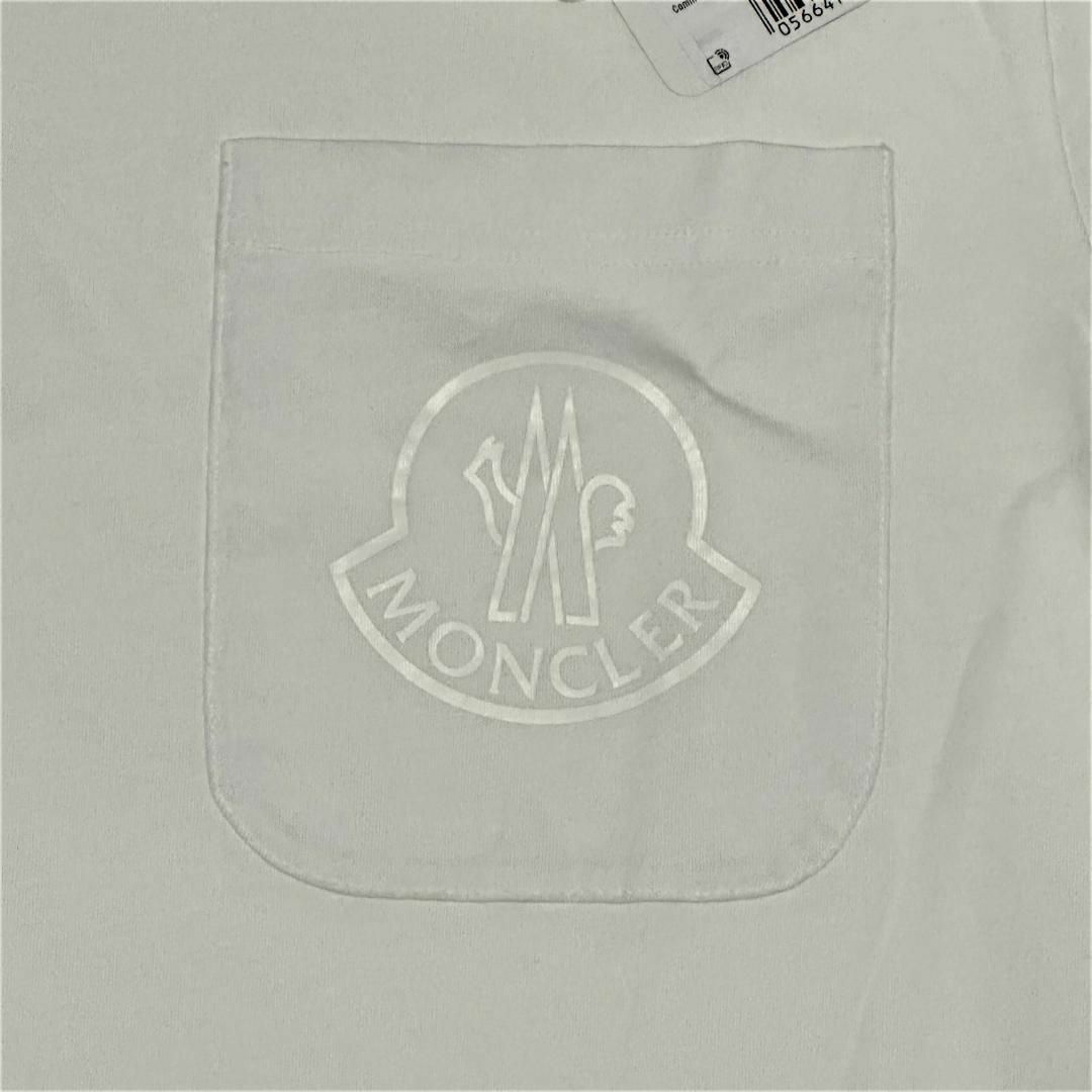 【新品 フランス直営購入】MONCLER ロゴ 胸 ポケット Tシャツ Mサイズ