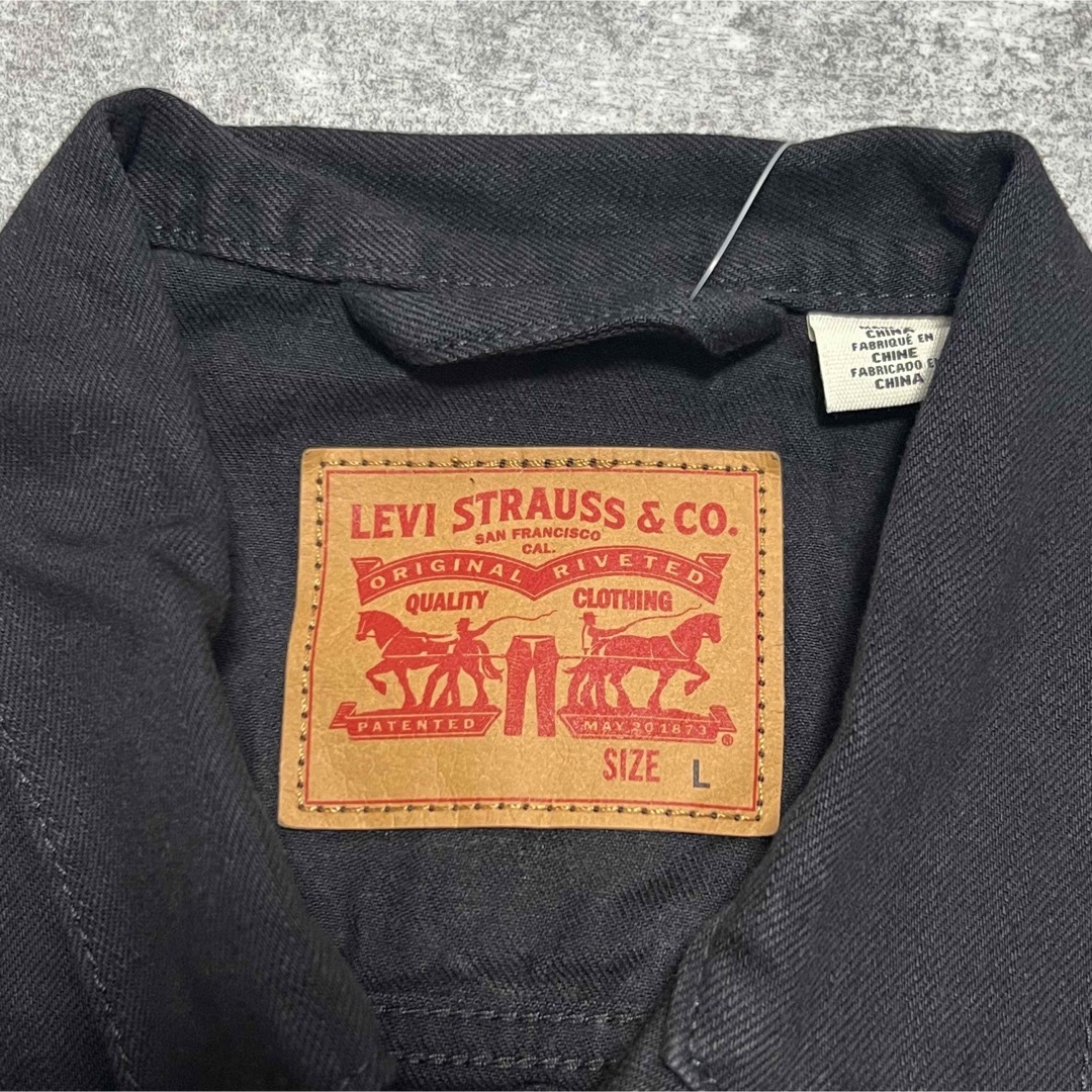 Levi's - [Lサイズ] Levis ブラック デニム カットオフベスト 山田蓮の