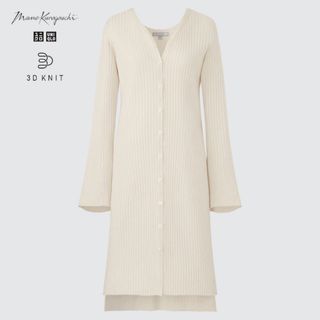 ユニクロ(UNIQLO)のユニクロ マメクロゴウチ 3Dリブニットセーターカーディガン オーバーサイズT(ニット/セーター)