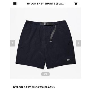 ワンエルディーケーセレクト(1LDK SELECT)のennoy NYLON EASY SHORTS (BLACK) ショーツLサイズ(ショートパンツ)