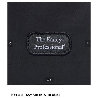 1LDK SELECT - ennoy NYLON EASY SHORTS (BLACK) ショーツLサイズの
