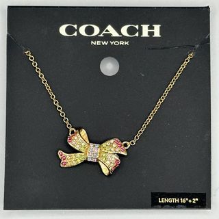 COACH リボンモチーフ ネックレス