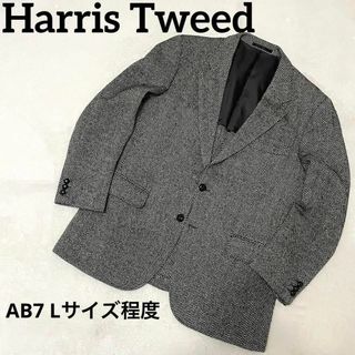 ハリスツイード(Harris Tweed)の374 Harris Tweed ツイード テーラードジャケット くるみボタン(テーラードジャケット)