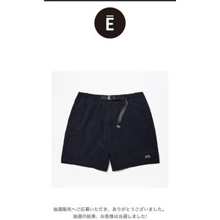 ワンエルディーケーセレクト(1LDK SELECT)のNYLON EASY SHORTS (BLACK) Mサイズ ENNOY(ショートパンツ)