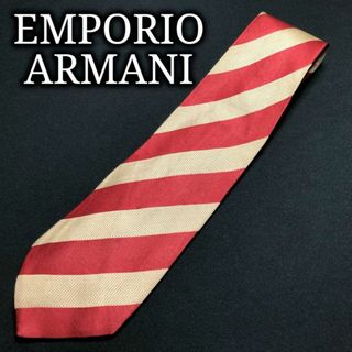 エンポリオアルマーニ(Emporio Armani)のアルマーニ レジメンタル レッド ネクタイ A107-H06(ネクタイ)