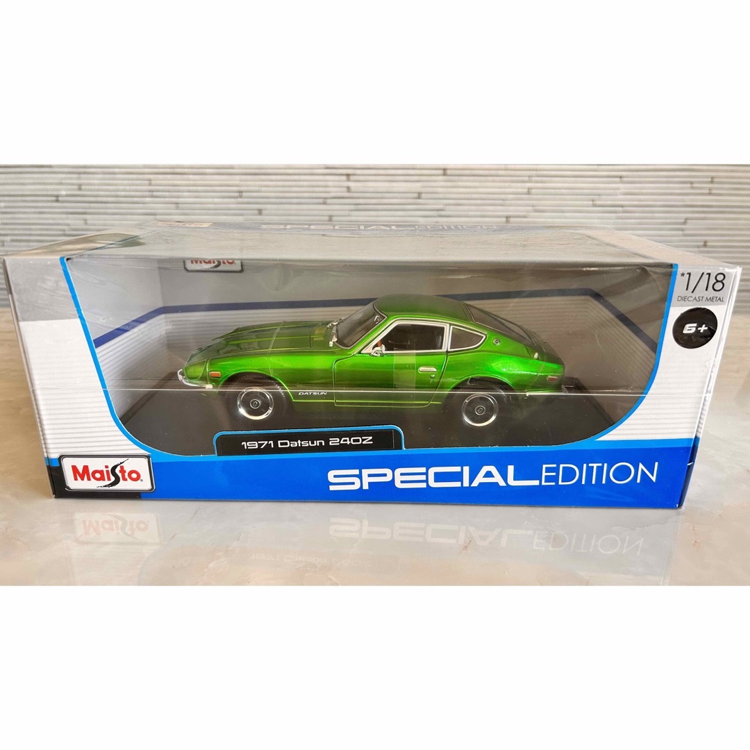 Datsun 240Z COUPE 1971 GREEN 1/18 エンタメ/ホビーのおもちゃ/ぬいぐるみ(ミニカー)の商品写真