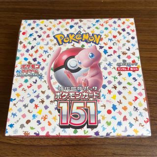 ポケモン(ポケモン)のポケモンカード151 BOX シュリンク付き(Box/デッキ/パック)