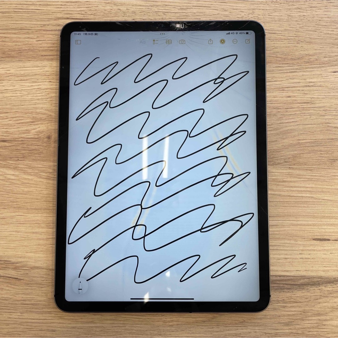 【ジャンク】iPad Pro11 ガラス割れ液晶アセンブリ