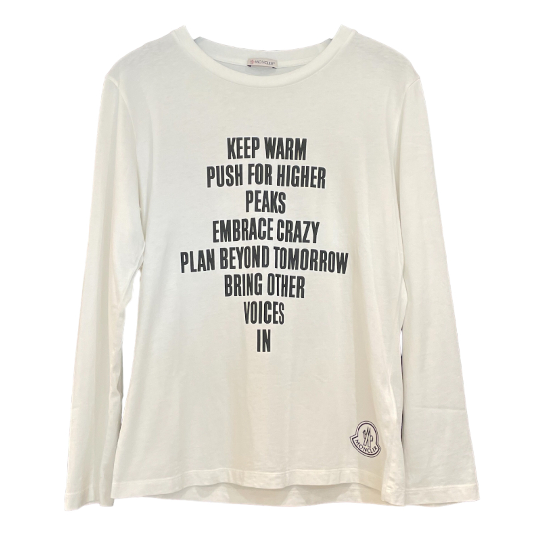 モンクレール MONCLER ロゴ長袖Tシャツ コットン 21AW 長