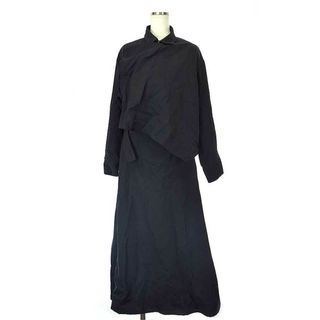 ヨウジヤマモト(Yohji Yamamoto)のヨウジヤマモト ファム ウールギャバジンスカートドッキングオールイワン(その他)