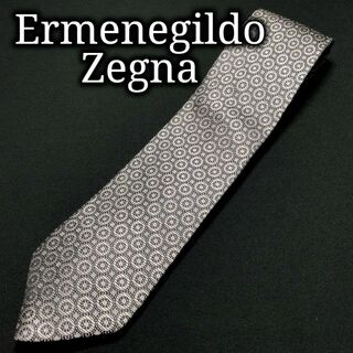 エルメネジルドゼニア(Ermenegildo Zegna)のエルメネジルドゼニア 小紋 ネイビー ネクタイ クチュール A107-H11(ネクタイ)