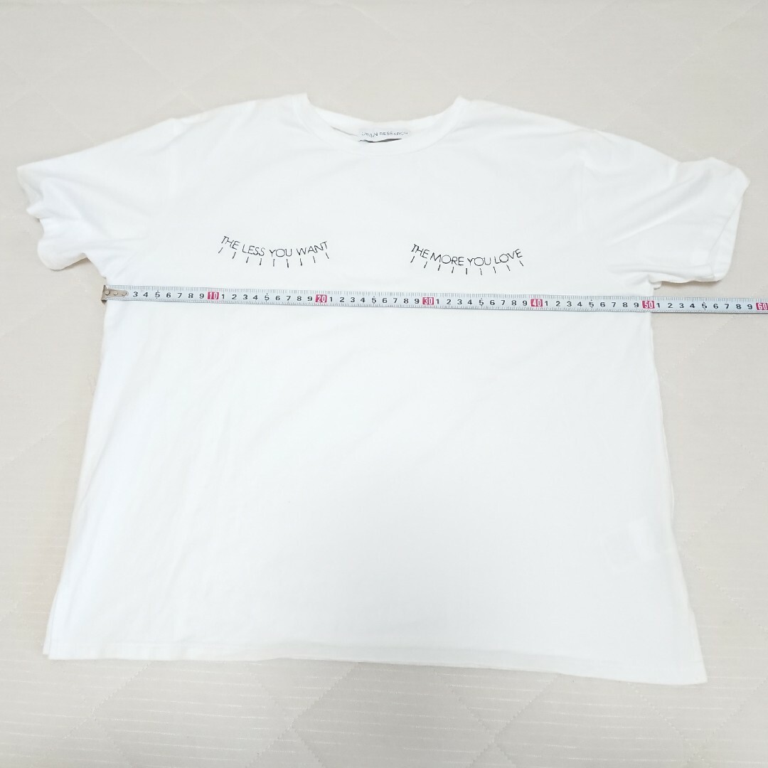 URBAN RESEARCH(アーバンリサーチ)の胸元刺繍 半袖Tシャツ ホワイト レディースのトップス(Tシャツ(半袖/袖なし))の商品写真