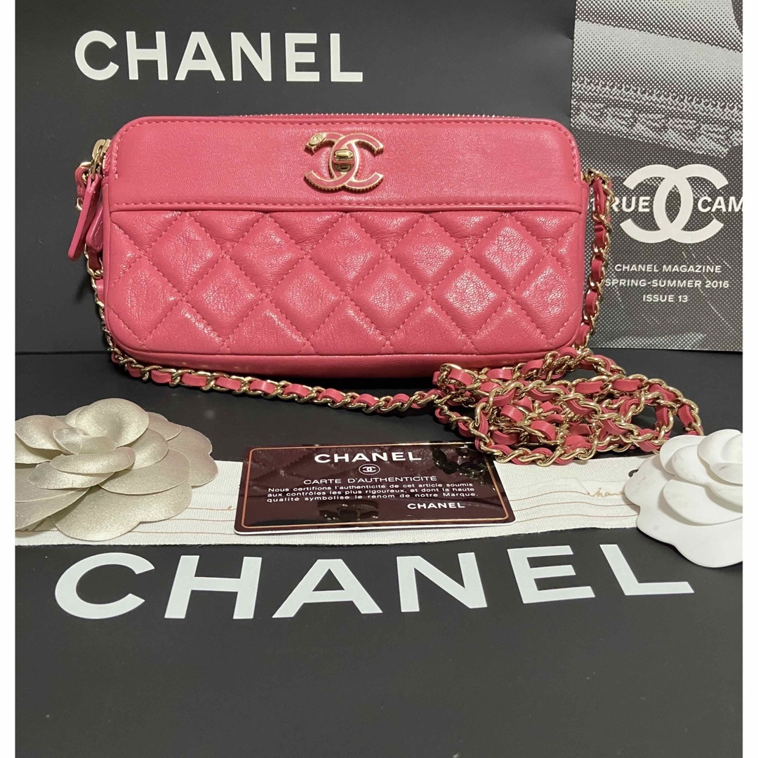 シャネル　CHANEL【正規品】美品　バッグ　マトラッセ　チェーン　ショルダー