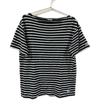 オーシバル(ORCIVAL)の【ORCIVAL】メンズ　ボートネックボーダーカットソー(Tシャツ/カットソー(半袖/袖なし))