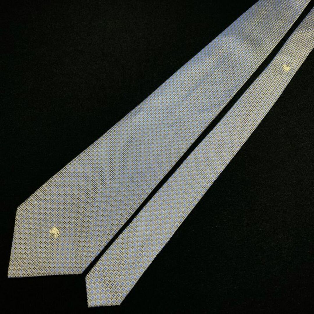 BURBERRY(バーバリー)のバーバリー ロゴチェック ブルー＆ネイビー ネクタイ A107-H17 メンズのファッション小物(ネクタイ)の商品写真