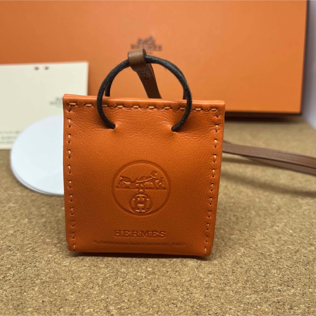 エルメス HERMES バッグチャーム チャーム キーホルダー サックオランジュ 1