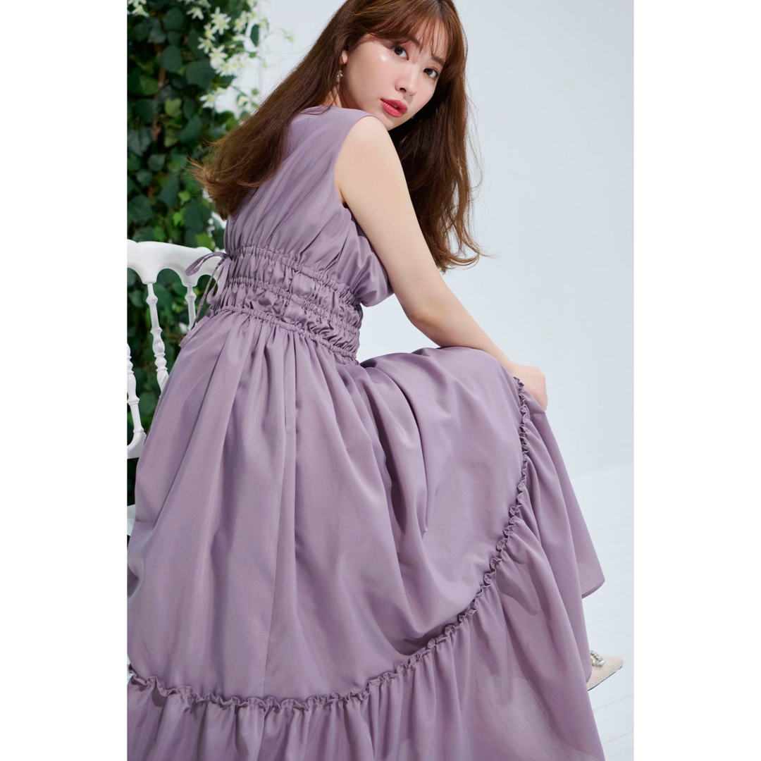 her lip to Riviera Double Bow Dress