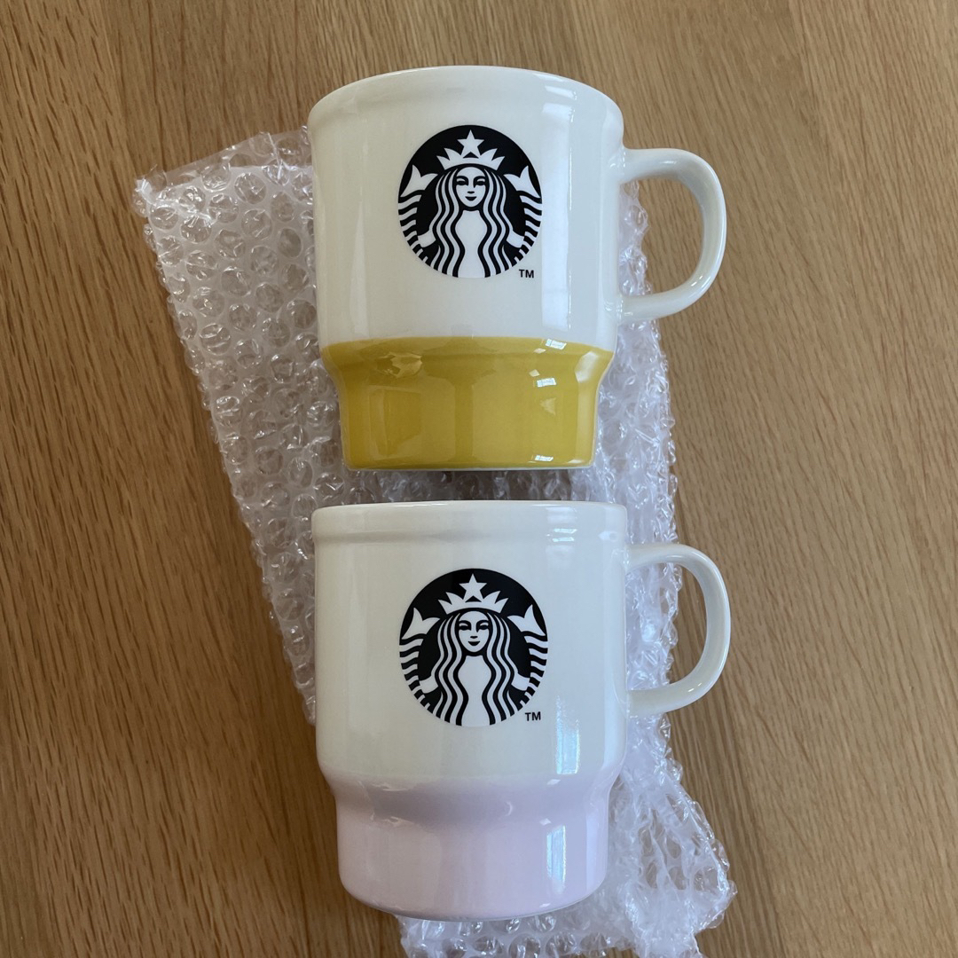 Starbucks Coffee - スタバ スタッキングマグ 2個セットの通販 by bay ...