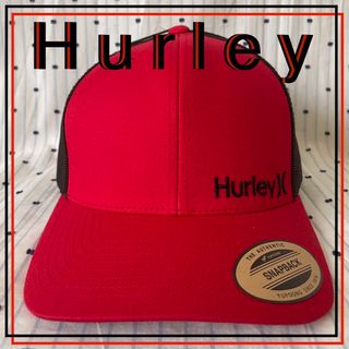 ハーレー(Hurley)のＨＵＲＬＥＹハーレーUS限定ロゴアイコン刺繍トラッカーキャップ帽子１点物(キャップ)