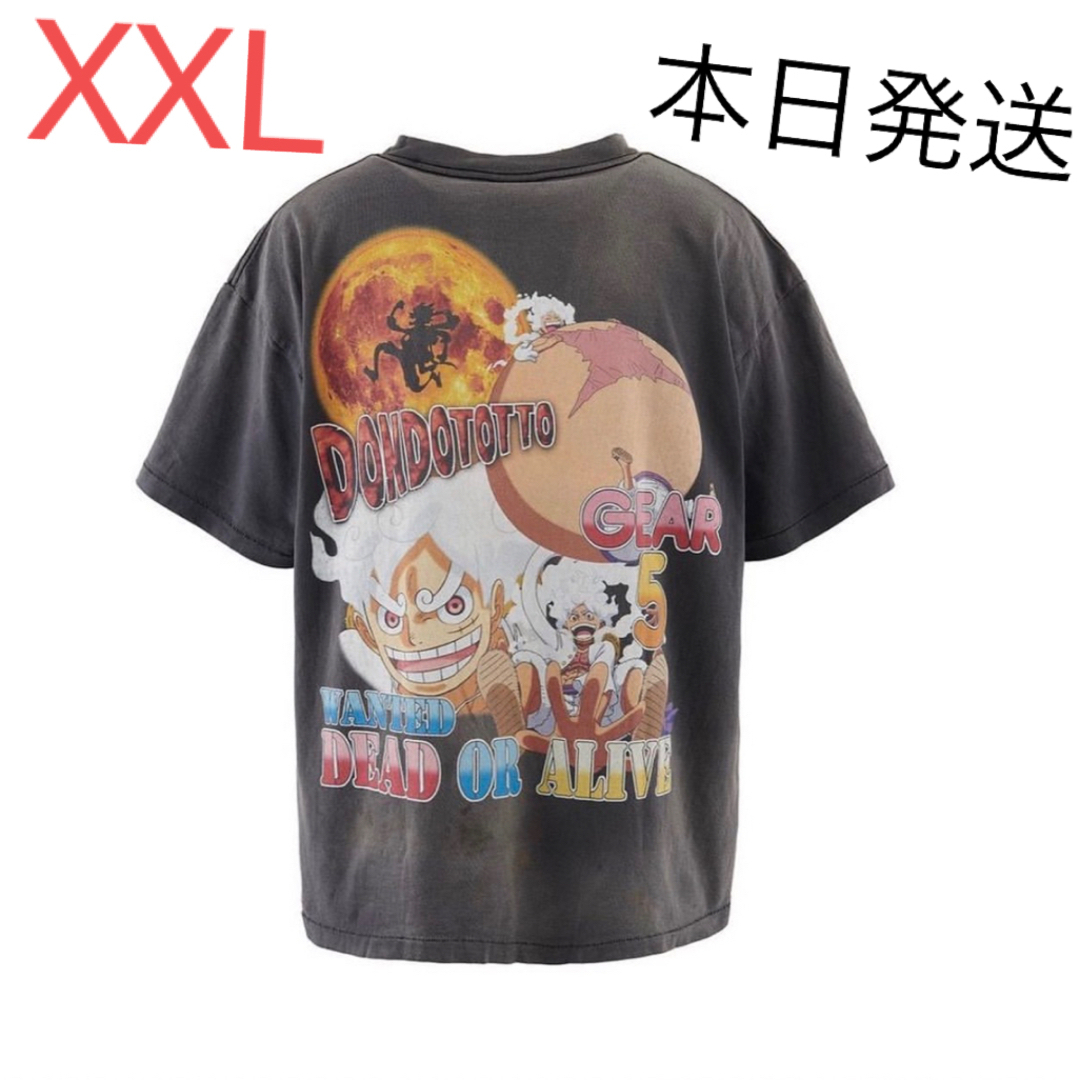 SAINT Mxxxxxx × ワンピース Tシャツ XXL セントマイケルTシャツ/カットソー(半袖/袖なし)