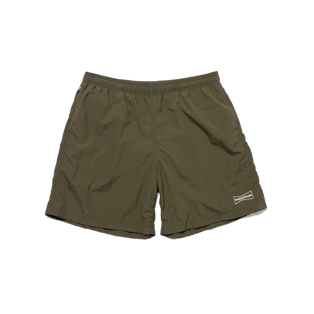 Wasted Youth SWIM SHORTS OLIVE DRAB Lのサムネイル