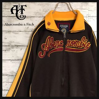 アバクロンビーアンドフィッチ（M）ロゴ入り トラックジャケット/ジップアップ