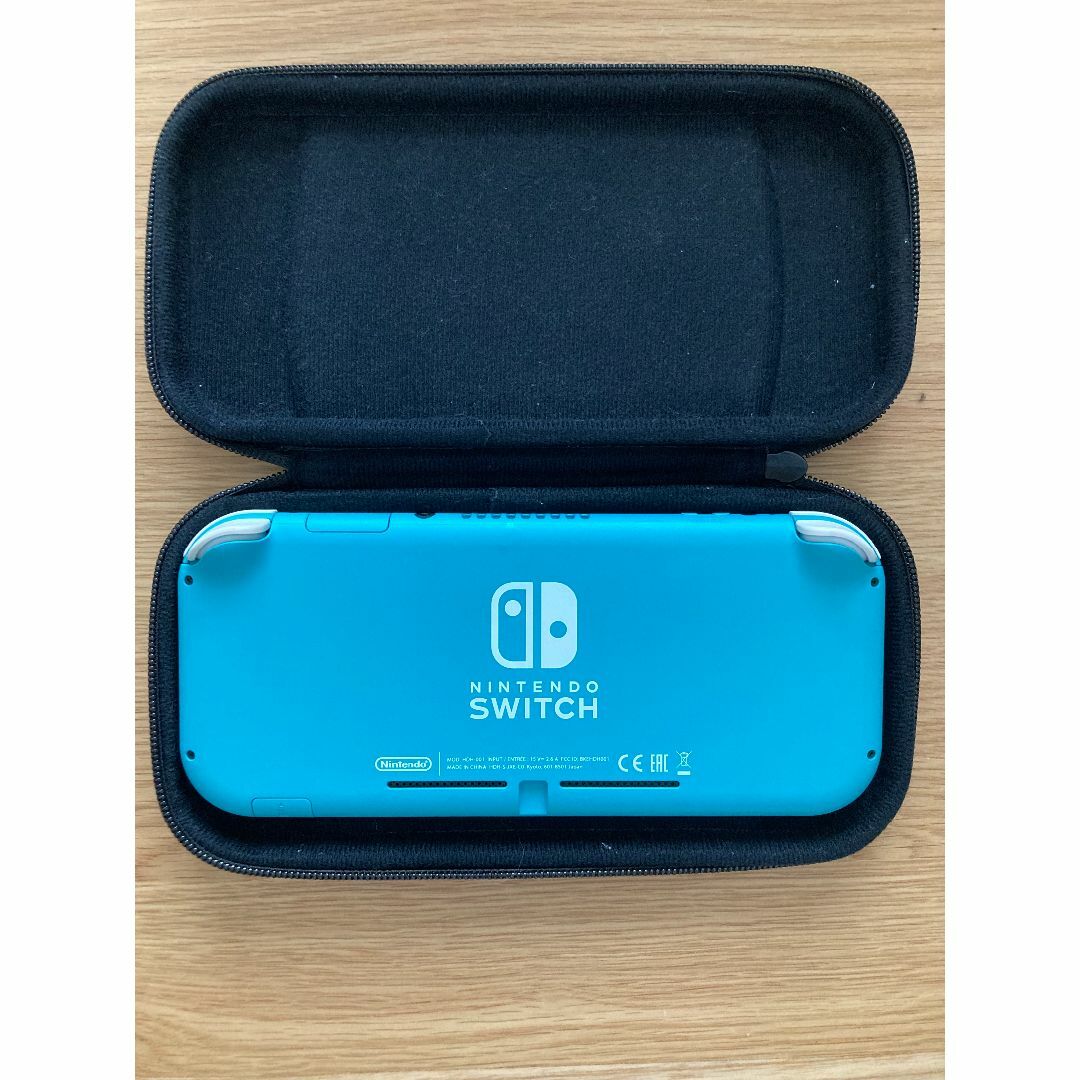 任天堂(ニンテンドウ)のNintendo Switch Lite ターコイズ本体（中古箱無・ケース付） エンタメ/ホビーのゲームソフト/ゲーム機本体(家庭用ゲーム機本体)の商品写真