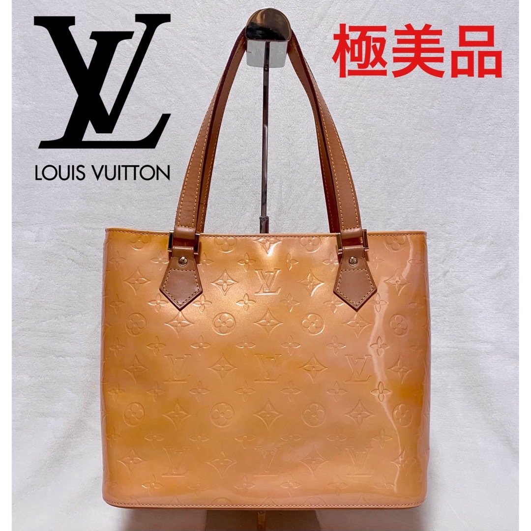 ルイ・ヴィトン LOUIS VUITTON ヴェルニ ヒューストン トートバッグ-