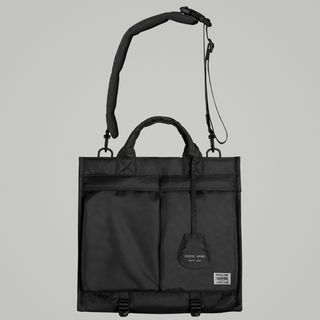 ポーター(PORTER)のPORTER × HYKE 2WAY TOTE BAGトートバッグ ブラック 黒(トートバッグ)