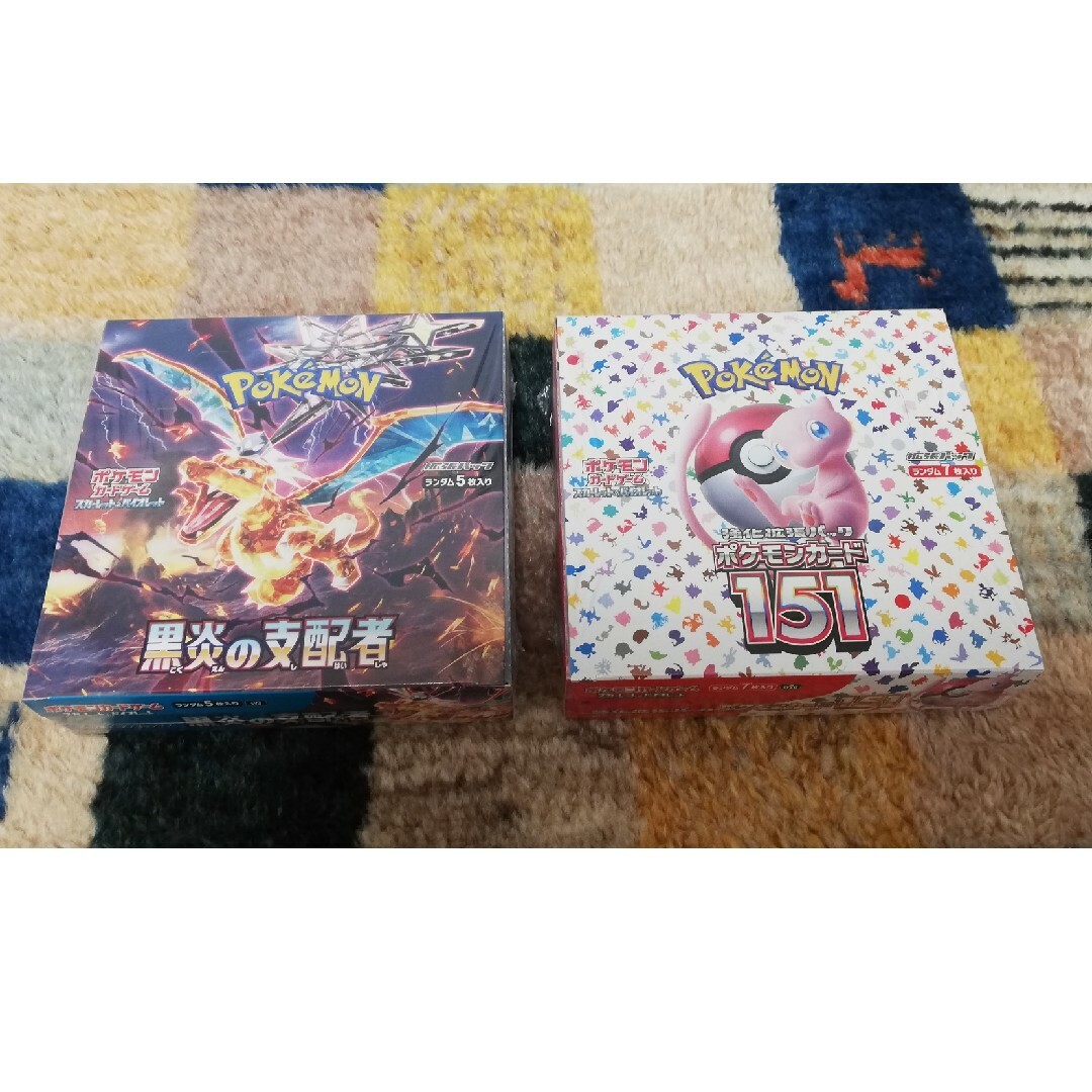 黒炎の支配者　ポケモンカード151 BOX シュリンク付き