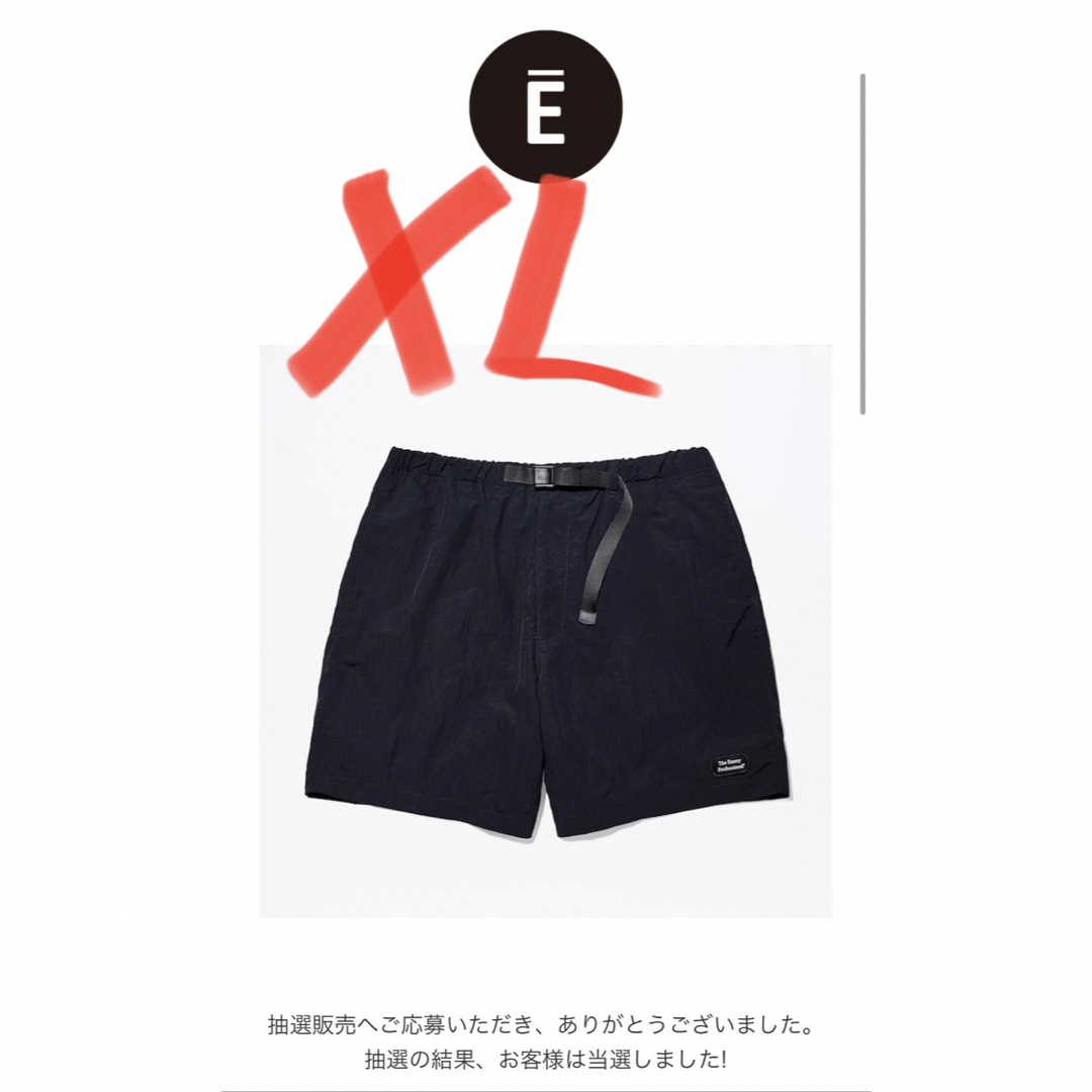 ENNOY】 Nylon Shorts (BLACK) XL - agedor.ma