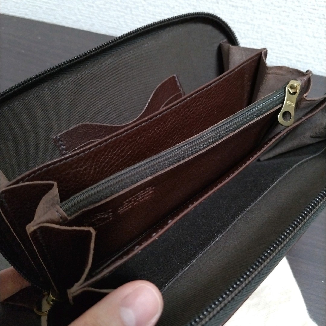 IL BISONTE - 新品 イルビゾンテ 本革 レザー ウォレット ファスナー