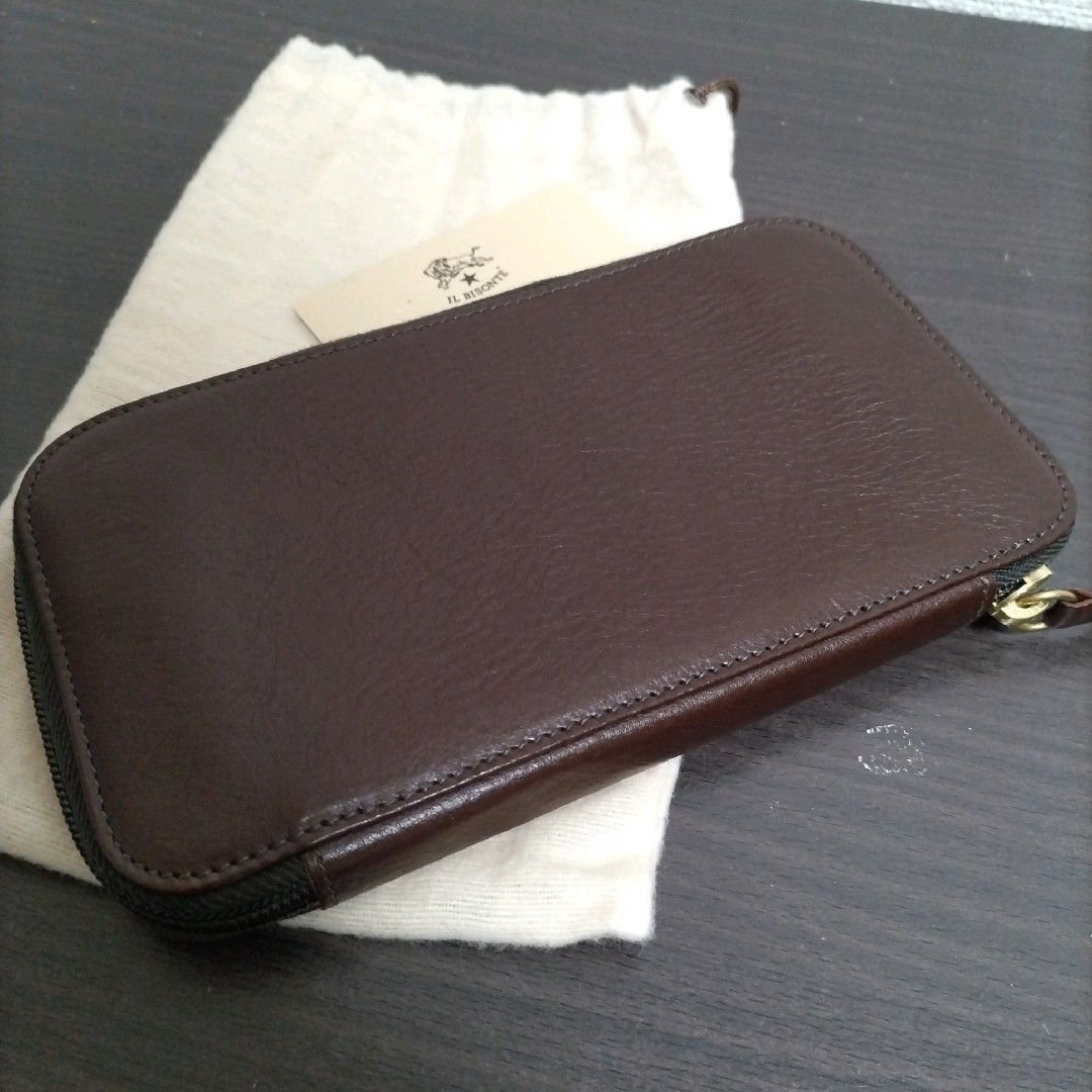 IL BISONTE - 新品 イルビゾンテ 本革 レザー ウォレット ファスナー