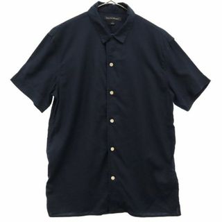 バナナリパブリック(Banana Republic)のバナナリパブリック 半袖 シャツ S ブラック BANANA REPUBLIC メンズ 【中古】  【230729】 メール便可(シャツ)