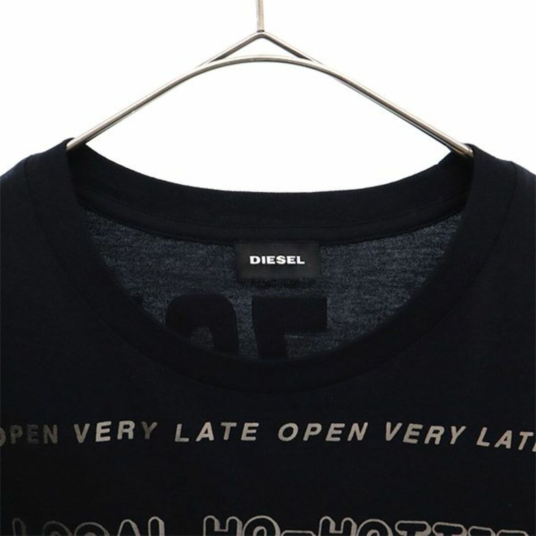 《希少》DIESEL ディーゼル Tシャツ 半袖 ワッペン ブラック S