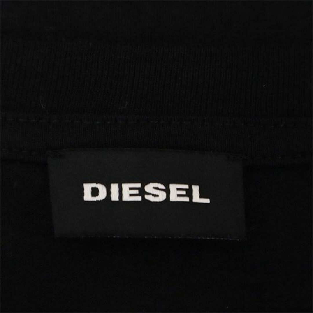 《希少》DIESEL ディーゼル Tシャツ 半袖 ワッペン ブラック S