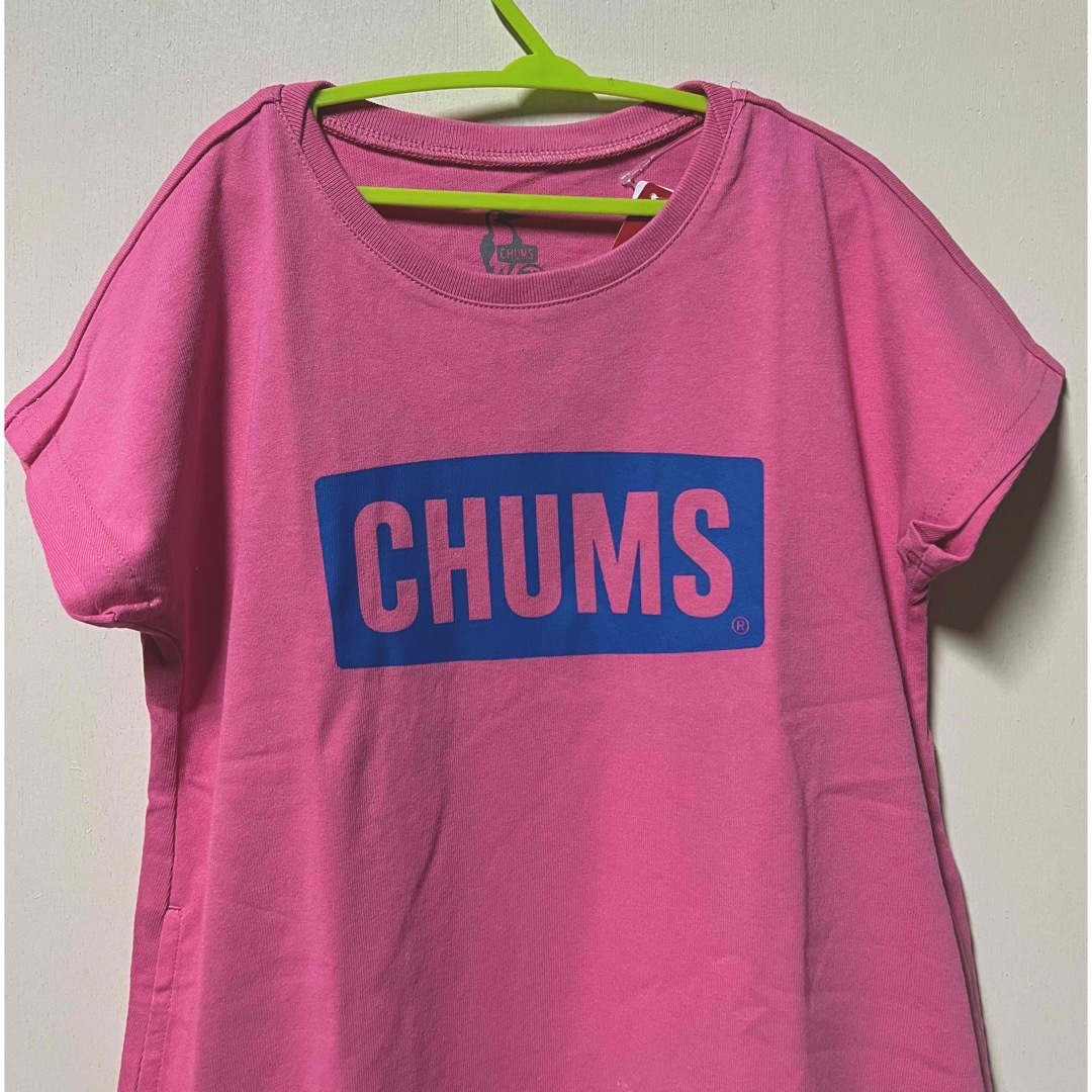 CHUMS(チャムス)の新品　CHUMS キッズ　ロゴ　ワンピース　チャムス  cosl キッズ/ベビー/マタニティのキッズ服女の子用(90cm~)(ワンピース)の商品写真